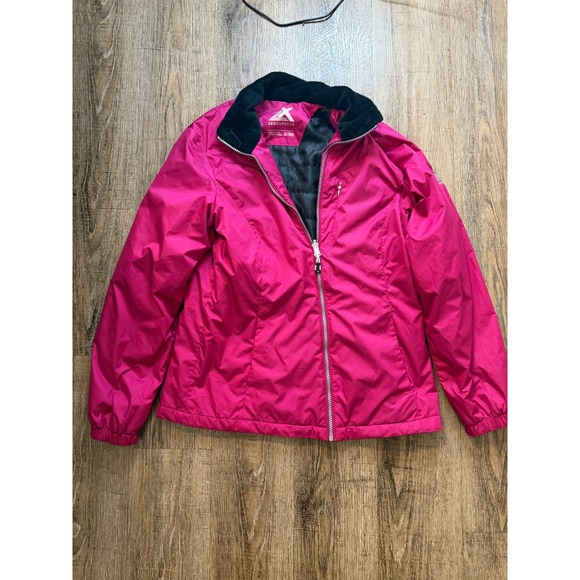 ZeroXposur Jackets & Blazers - ZeroXposur Women Pink Full Zip Winter Ski Jacket Faux Fur Collar Size Small